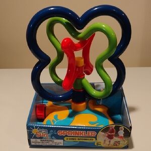 Blue & Green 3-Ring Kids Sprinkler